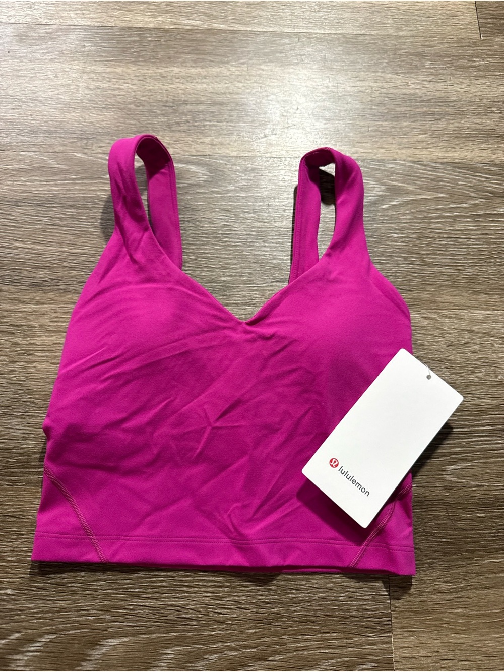 NWT Lululemon Align Tank Top *Light Support, A/B Cup Ripened Raspberry - Picture 3 of 7